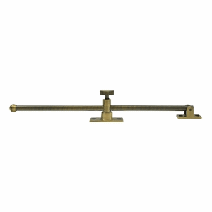 DELTANA 12 Inch Solid Brass Standard Casement Stay Adjuster (Antique Brass Finish)