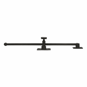 DELTANA 12 Inch Solid Brass Standard Casement Stay Adjuster (Oil Rubbed Bronze Finish)