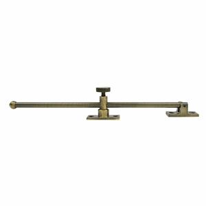 DELTANA 12 Inch Solid Brass Heavy Duty Casement Stay Adjuster (Antique Brass Finish)