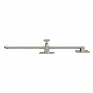 DELTANA 12 Inch Solid Brass Heavy Duty Casement Stay Adjuster (Brushed Nickel Finish)