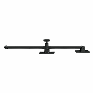 DELTANA 12 Inch Solid Brass Heavy Duty Casement Stay Adjuster (Matte Black)