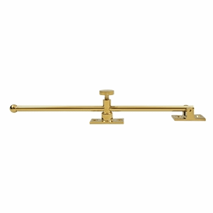 DELTANA 12 Inch Solid Brass Heavy Duty Casement Stay Adjuster (PVD Finish)