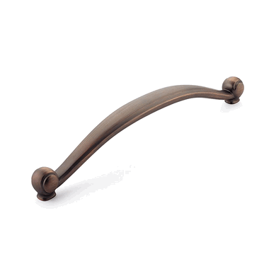 SCHAUB 14 Inch (13 Inch c-c) Cabriole Pull (Empire Bronze Finish)