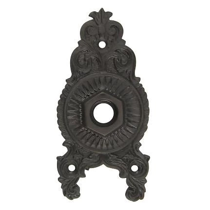 Copper Mountain Hardware Solid Brass Ornate Rosette (Oil Rubbed Bronze Finish)