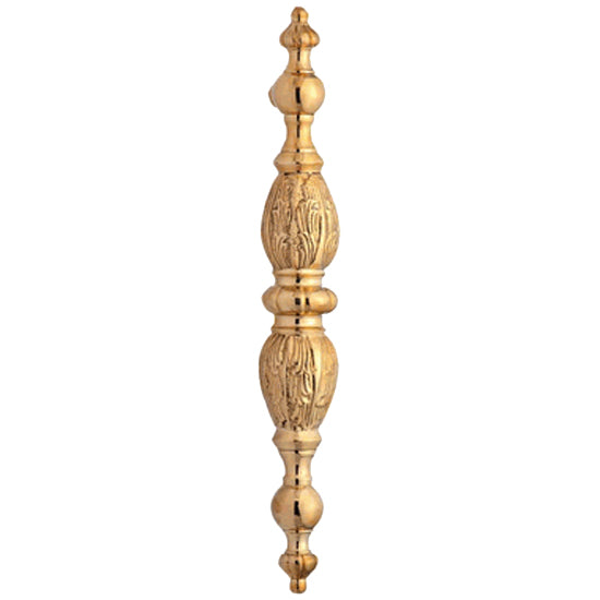 COPPER MOUNTAIN HARDWARE 10 Inch Solid Brass Large Victorian Pull (Polished Brass Finish)