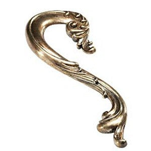 SCHAUB 2 3/8 Inch (5 Inch c-c) Symphony French Court Left Hand Pull (Monticello Silver Finish)