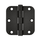 DELTANA 3 1/2 Inch x 3 1/2 Inch Heavy Duty Steel Hinge (Oil Rubbed Bronze)