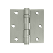 DELTANA 3 1/2 Inch x 3 1/2 Inch Stainless Steel Hinge (Brushed Finish)