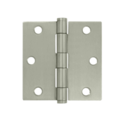 DELTANA 3 1/2 Inch x 3 1/2 Inch Stainless Steel Hinge (Brushed Finish)