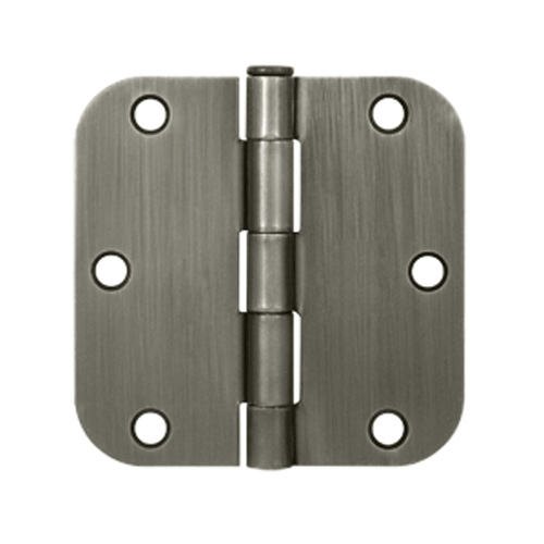 DELTANA 3 1/2 Inch x 3 1/2 Inch Steel Hinge (Antique Nickel Finish)