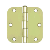 DELTANA 3 1/2 Inch x 3 1/2 Inch Steel Hinge (Zinc Dichromate Finish)