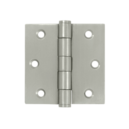 DELTANA 3 Inch x 3 Inch Stainless Steel Hinge (Brushed Finish)