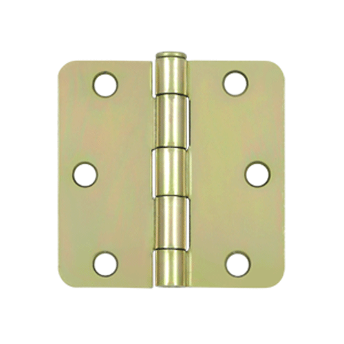 DELTANA 3 Inch x 3 Inch Steel Hinge (Zinc DiChromate Finish)