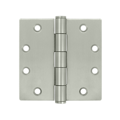 DELTANA 4 1/2 Inch x 4 1/2 Inch Stainless Steel Hinge (Brushed Finish)