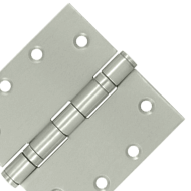 DELTANA 4 1/2 Inch x 4 1/2 Inch Stainless Steel Hinge (Brushed Finish)