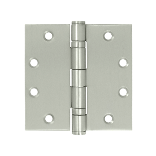 DELTANA 4 1/2 Inch x 4 1/2 Inch Stainless Steel Hinge (Brushed Finish)