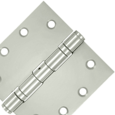 DELTANA 4 1/2 Inch x 4 1/2 Inch Stainless Steel Hinge (Polished Chrome Finish)