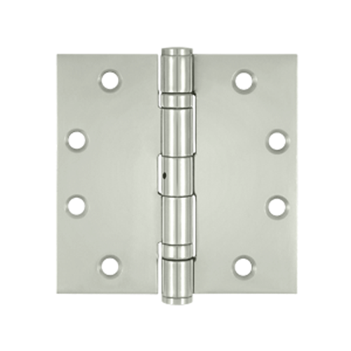 DELTANA 4 1/2 Inch x 4 1/2 Inch Stainless Steel Hinge (Polished Chrome Finish)