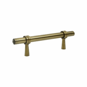 DELTANA 4 3/4 Inch Deltana Solid Brass Adjustable Pull (Antique Brass Finish)