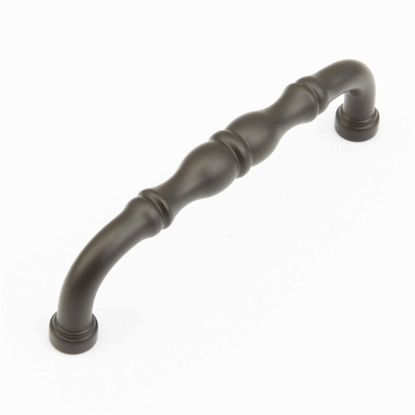 SCHAUB 4 5/16 Inch (4 Inch c-c) Colonial Pull (Oil Rubbed Bronze Finish)