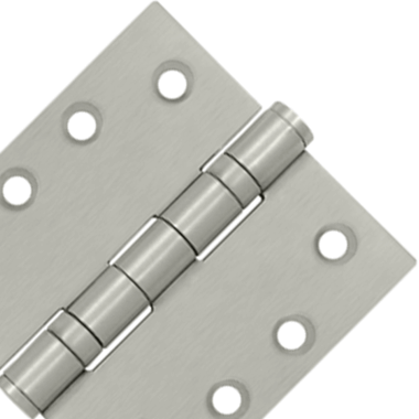 4 Inch x 4 Inch Ball Bearing Steel Hinge (Brushed Nickel Finish) DELTANA