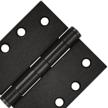 DELTANA 4 Inch x 4 Inch Heavy Duty Steel Hinge (Oil Rubbed Bronze Finish)