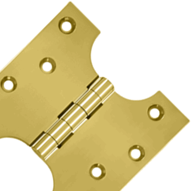 DELTANA 4 Inch x 4 Inch Solid Brass Parliament Hinge (PVD Finish)