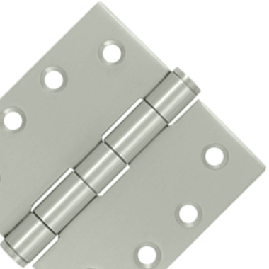 DELTANA 4 Inch x 4 Inch Stainless Steel Hinge (Brushed Finish)