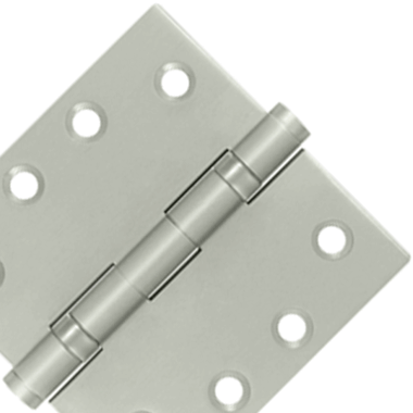 DELTANA 4 Inch x 4 Inch Stainless Steel Hinge (Brushed Finish)