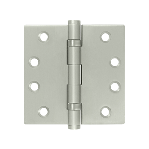 DELTANA 4 Inch x 4 Inch Stainless Steel Hinge (Brushed Finish)