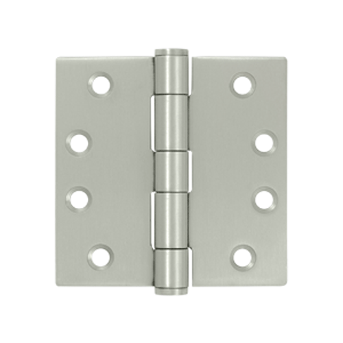 DELTANA 4 Inch x 4 Inch Stainless Steel Hinge (Brushed Finish)