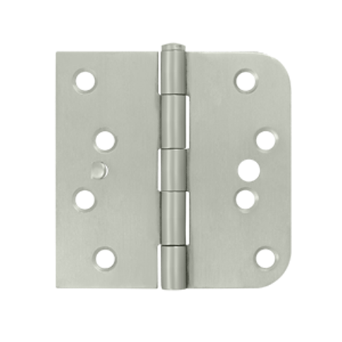 DELTANA 4 Inch x 4 Inch Stainless Steel Hinge (Brushed Finish)