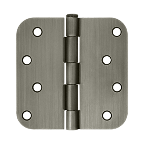 4 Inch x 4 Inch Steel Hinge (Antique Nickel Finish) DELTANA