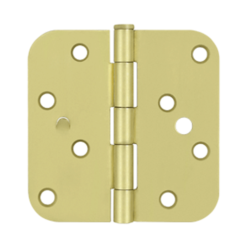 4 Inch x 4 Inch Steel Hinge (Brushed Brass Finish) DELTANA