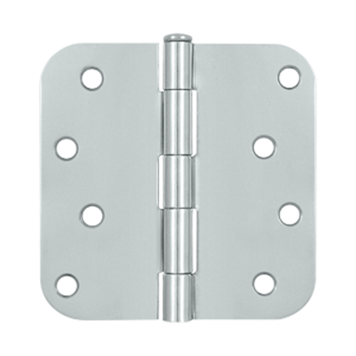 4 Inch x 4 Inch Steel Hinge (Chrome Finish) DELTANA