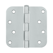 4 Inch x 4 Inch Steel Hinge (Chrome Finish) DELTANA