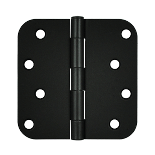 4 Inch x 4 Inch Steel Hinge (Paint Black Finish) DELTANA