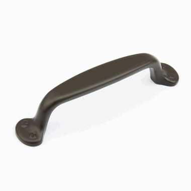 SCHAUB 5 1/8 Inch (4 Inch c-c) Country Style Pull (Oil Rubbed Bronze Finish)