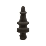 DELTANA 5/8 Inch Solid Brass Steeple Tip Cabinet Finial (Oil Rubbed Bronze Finish)