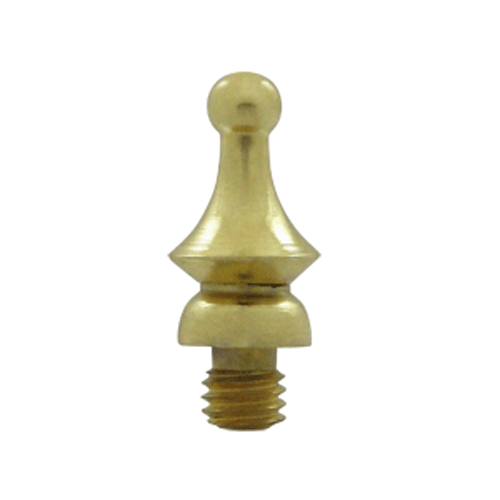 5/8 Inch Solid Brass Windsor Tip Cabinet Finial Polished Brass Finish DELTANA