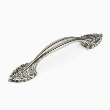 SCHAUB 6 1/2 Inch (3 3/4 Inch c-c) Corinthian Cabinet Pull (Corinthian Silver Finish)