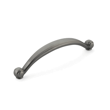 SCHAUB 6 1/2 Inch (6 Inch c-c) Cabriole Pull (Antique Nickel Finish)