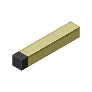 DELTANA Solid Brass Baseboard Door Bumper Available in Several Finishes