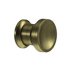 DELTANA 1 Inch Solid Brass Contemporary Chalice Cabinet & Furniture Knob (Several Finishes Available)