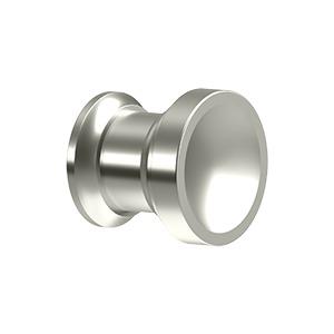 DELTANA 1 Inch Solid Brass Contemporary Chalice Cabinet & Furniture Knob (Several Finishes Available)