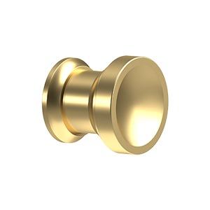 DELTANA 1 Inch Solid Brass Contemporary Chalice Cabinet & Furniture Knob (Several Finishes Available)