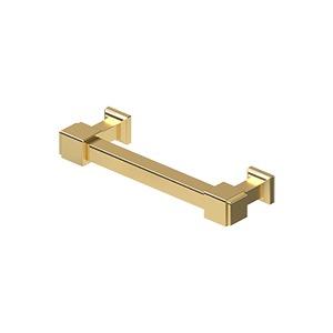 4 Inch Solid Brass Manhattan Decorative Cabinet & Furniture Pull (Several Finishes Available) DELTANA