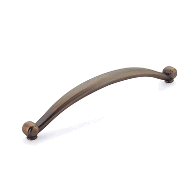 SCHAUB 9 1/2 Inch (8 Inch c-c) Cabriole Pull (Empire Bronze Finish)