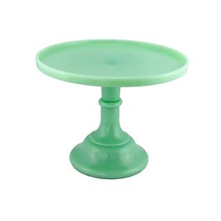 Copper Mountain Hardware 9 Inch Cake Plate (Jadeite Glass)