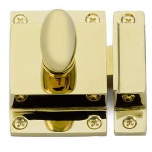 EMTEK Emtek Solid Brass Egg Knob Cabinet Latch Set